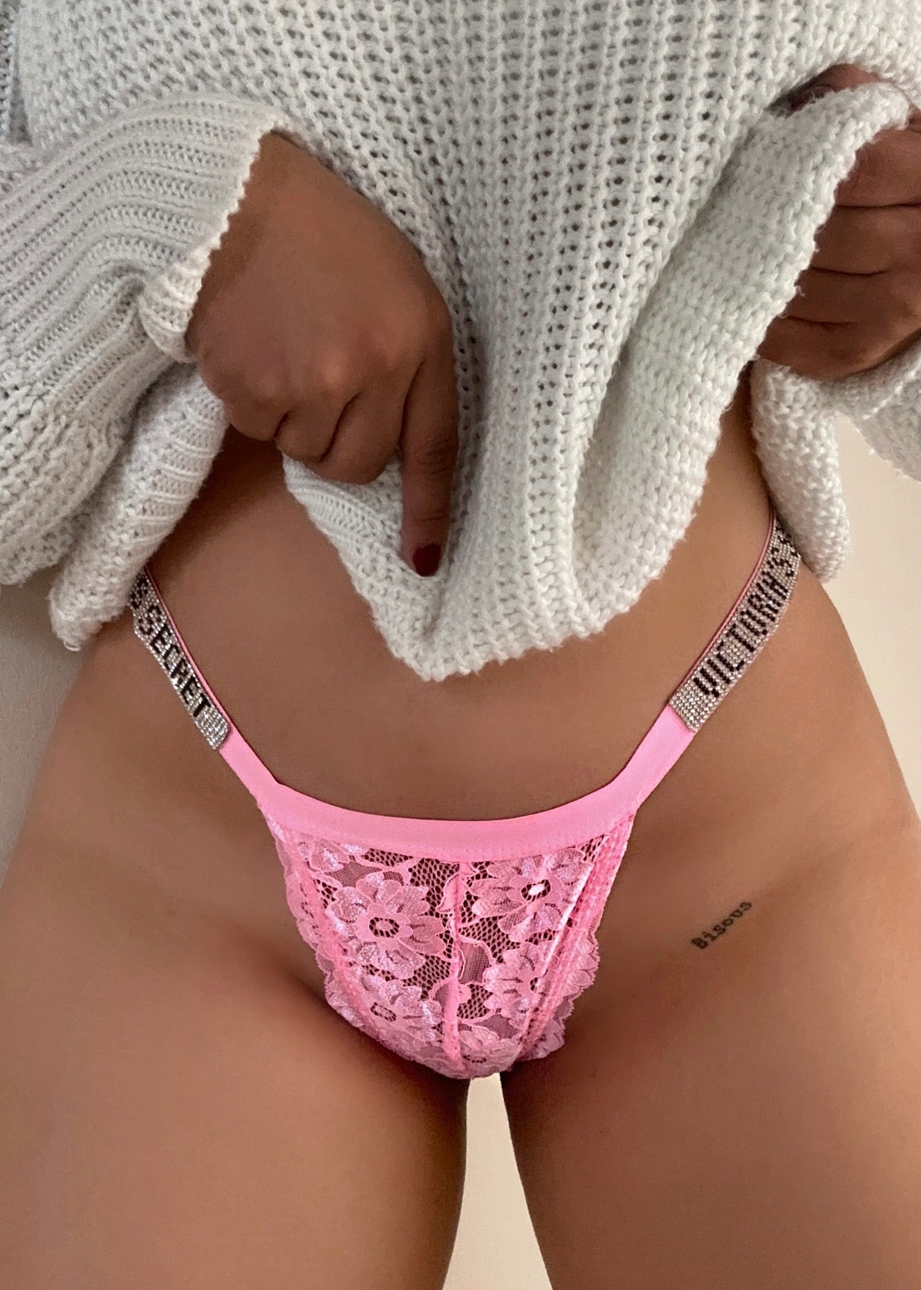 Pantys Encaje Strass