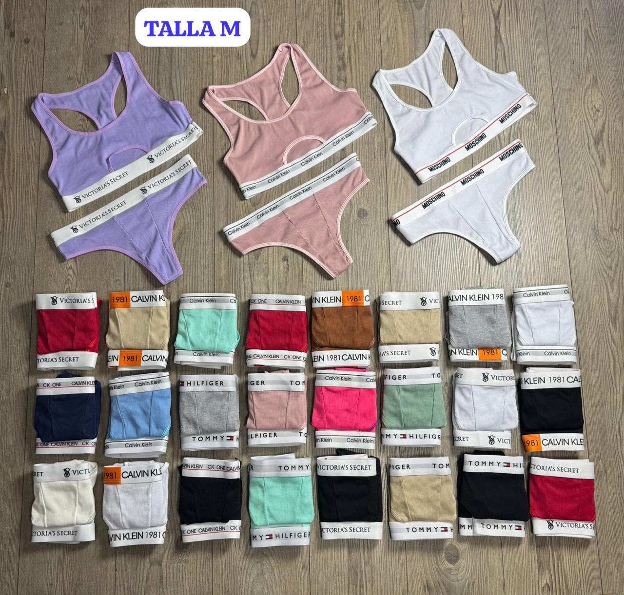 Set (Top + Tanga) En   Tela Rib  – Sensual, Cómodo Y Ajustable