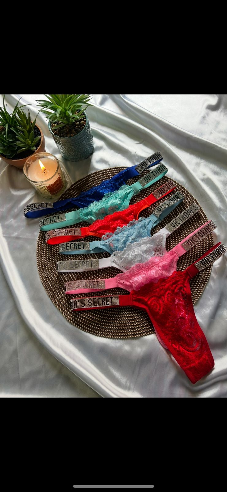 Pantys De Encaje Con Strass